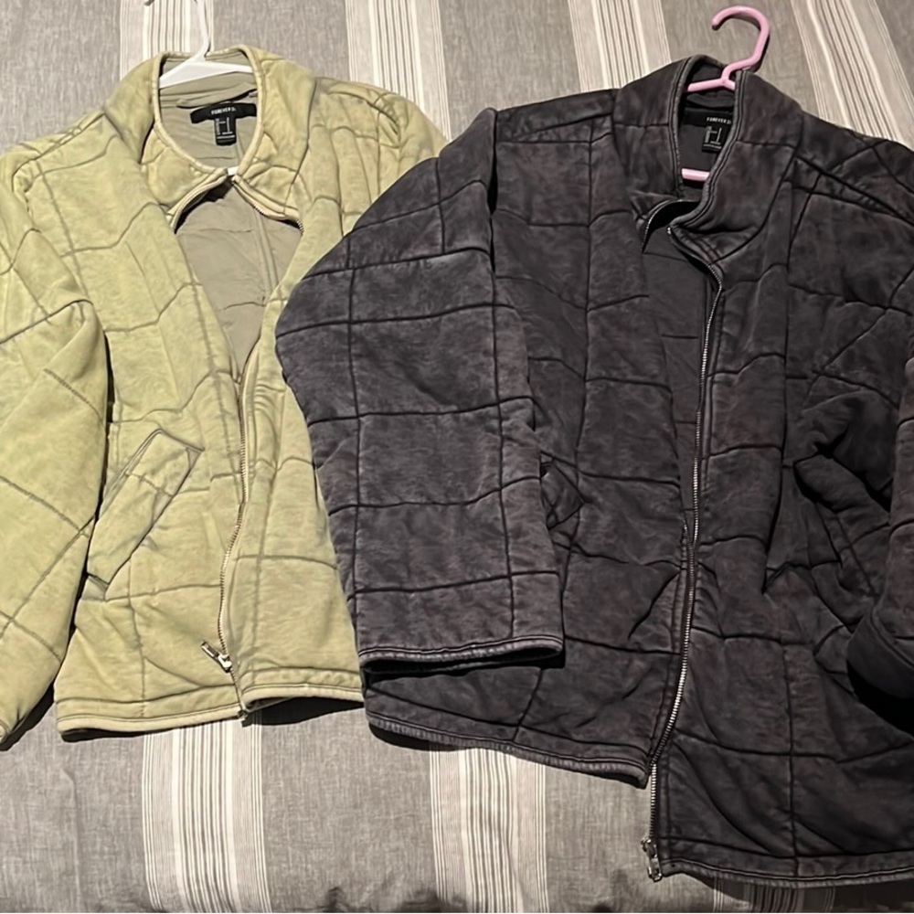 Forever 21 Quilted Jackets (2) $60 for BOTH size S